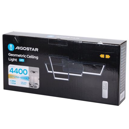 Aigostar - LED Hämardatav laevalgusti LED/38W/230V 2700-6500K + kaugjuhtimispult