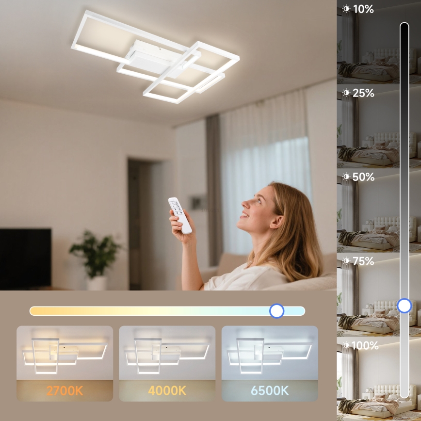 Aigostar - LED Hämardatav laevalgusti LED/38W/230V 2700-6500K + kaugjuhtimispult