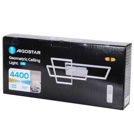 Aigostar - LED Hämardatav laevalgusti LED/38W/230V 2700-6500K + kaugjuhtimispult
