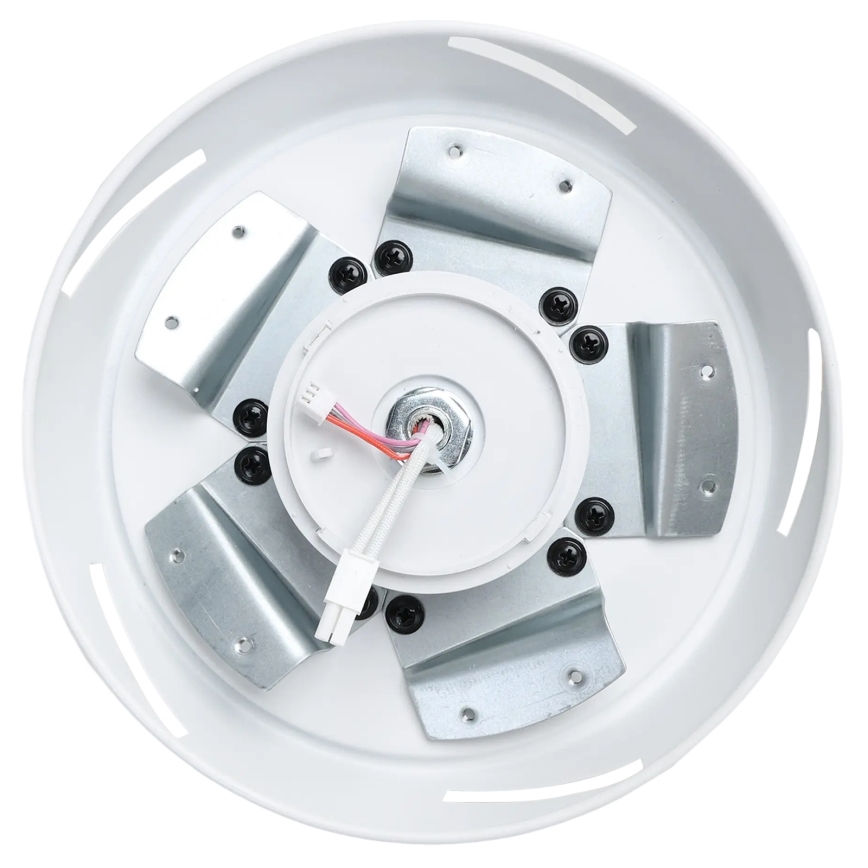 Aigostar - LED Hämardatav laeventilaator LED/20W/230V 2700-6500K 132cm valge/beež + kaugjuhtimispult