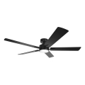 Aigostar - LED hämardatav laeventilaator LED/20W/230V 2700-6500K 132cm must + kaugjuhtimispult