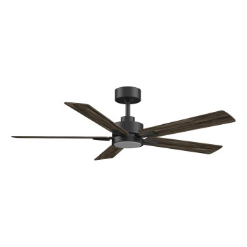 Aigostar - LED Hämardatav laeventilaator LED/20W/230V 2700-6500K 132cm pruun + kaugjuhtimispult