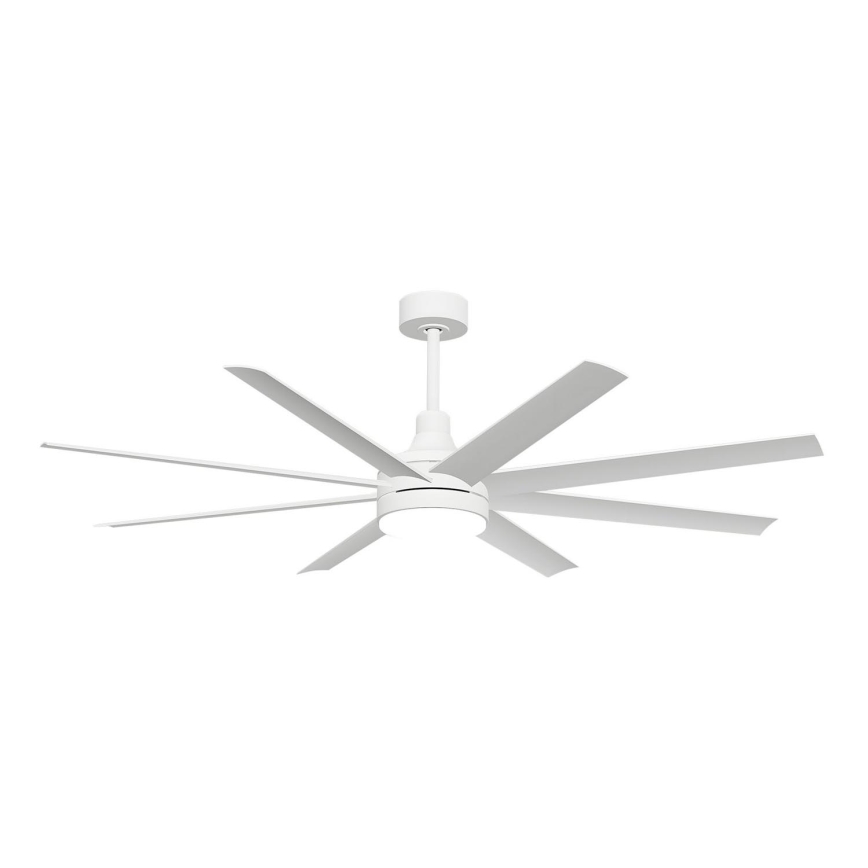 Aigostar - LED Hämardatav laeventilaator LED/24W/230V 2700-6500K d. 165 cm + kaugjuhtimispult valge