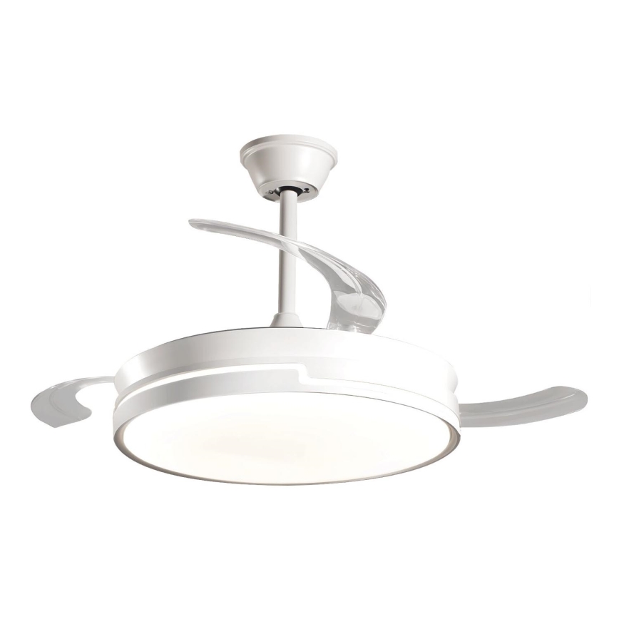 Aigostar - LED Hämardatav laeventilaator LED/36W/230V 2700-6500K d. 107 cm + kaugjuhtimispult valge