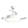 Aigostar - LED Hämardatav laeventilaator LED/36W/230V 2700-6500K d. 107 cm + kaugjuhtimispult valge