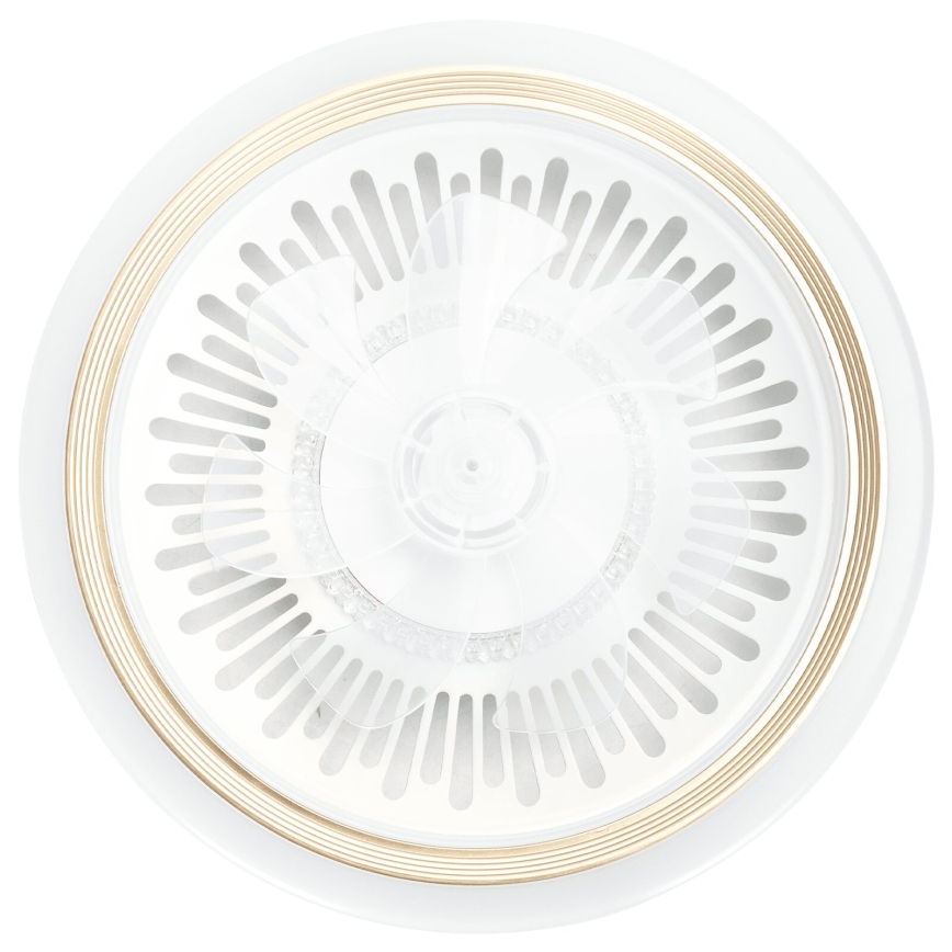 Aigostar - LED Hämardatav laeventilaator LED/40W/230V 2700/4000/6500K d. 50 cm + kaugjuhtimispult valge