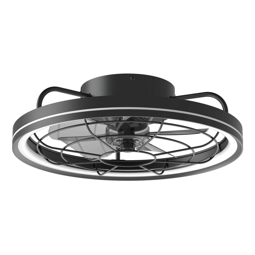 Aigostar - LED Hämardatav laeventilaator LED/40W/230V 2700-6500K d. 48 cm + kaugjuhtimispult must