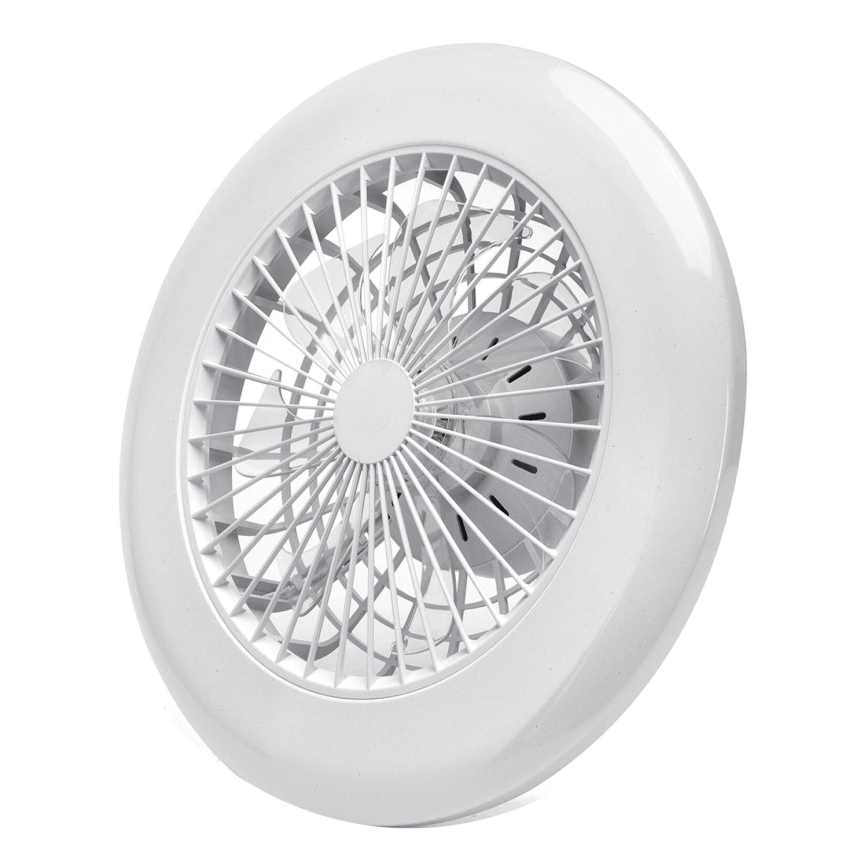 Aigostar - LED Hämardatav laeventilaator LED/40W/230V 2700-6500K d. 49 cm + kaugjuhtimispult valge