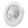 Aigostar - LED Hämardatav laeventilaator LED/40W/230V 2700-6500K d. 49 cm + kaugjuhtimispult valge