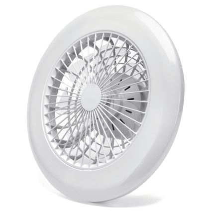 Aigostar - LED Hämardatav laeventilaator LED/40W/230V 2700-6500K d. 49 cm + kaugjuhtimispult valge