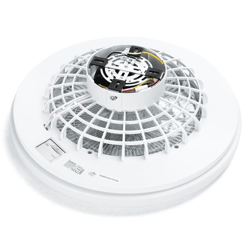 Aigostar - LED Hämardatav laeventilaator LED/40W/230V 2700-6500K d. 48 cm + kaugjuhtimispult valge