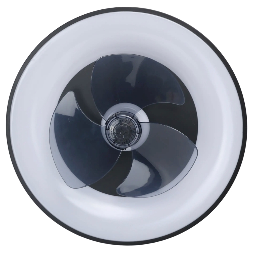 Aigostar - LED Hämardatav laeventilaator valgustiga MESH LED/40W/230V 2700-6500K must + kaugjuhtimispult