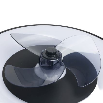 Aigostar - LED Hämardatav laeventilaator valgustiga MESH LED/40W/230V 2700-6500K must + kaugjuhtimispult