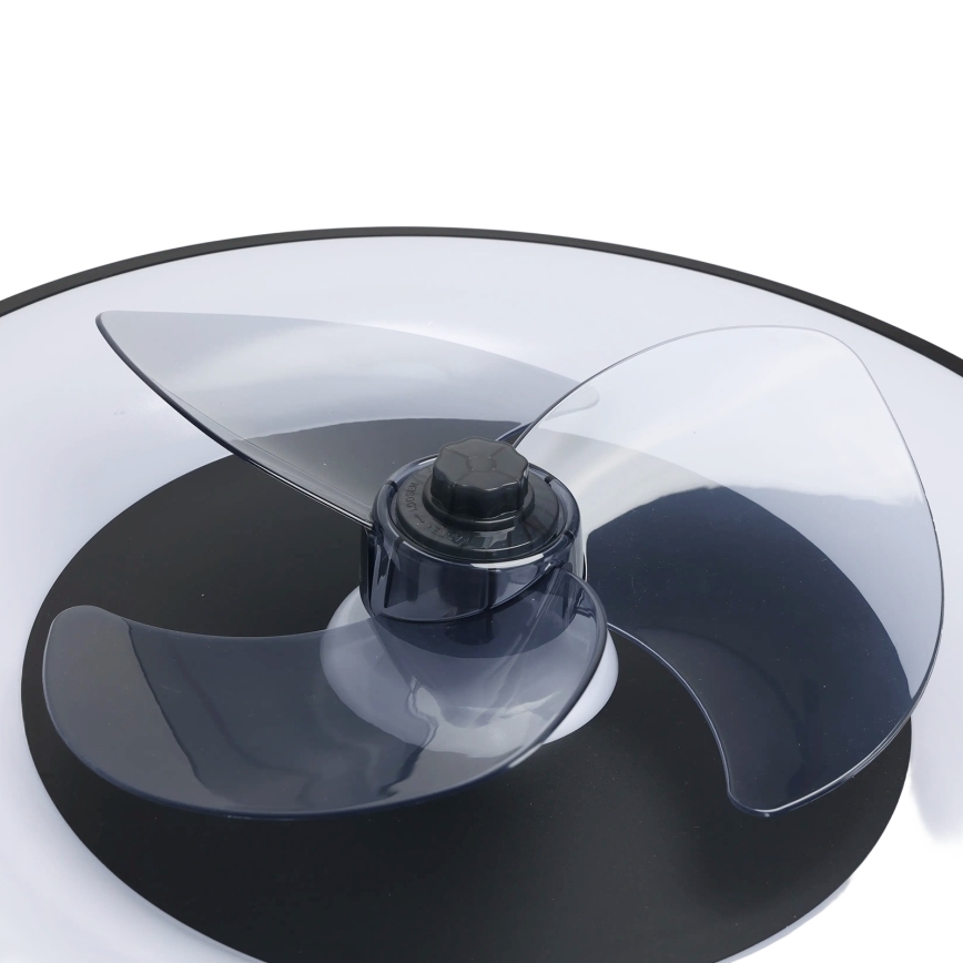 Aigostar - LED Hämardatav laeventilaator valgustiga MESH LED/40W/230V 2700-6500K must + kaugjuhtimispult