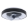 Aigostar - LED Hämardatav laeventilaator valgustiga MESH LED/40W/230V 2700-6500K must + kaugjuhtimispult