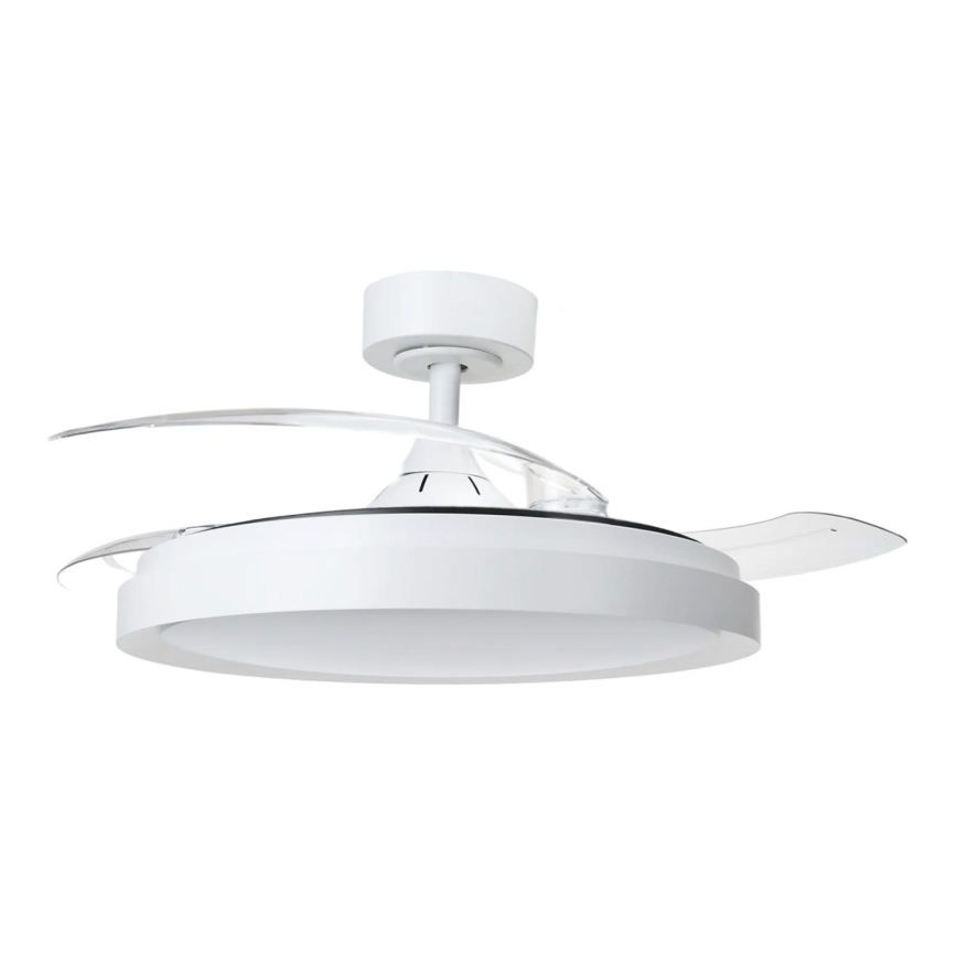 Aigostar - LED Hämardatav laeventilaator valgustiga MESH LED/50W/230V 2700-6500K valge + kaugjuhtimispult