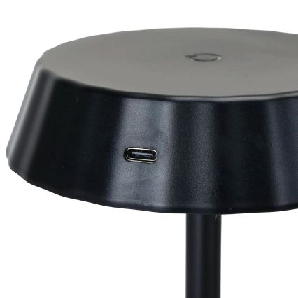 Aigostar - LED hämardatav laualamp AMBIENT LED/2,4W/5V 3000-6500K must 2000 mAh