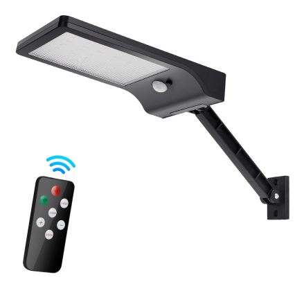 Aigostar - LED Hämardatav päikesepaneeliga lamp anduriga LED/2,3W/5,5V IP65 1800 mAh + kaugjuhtimispult