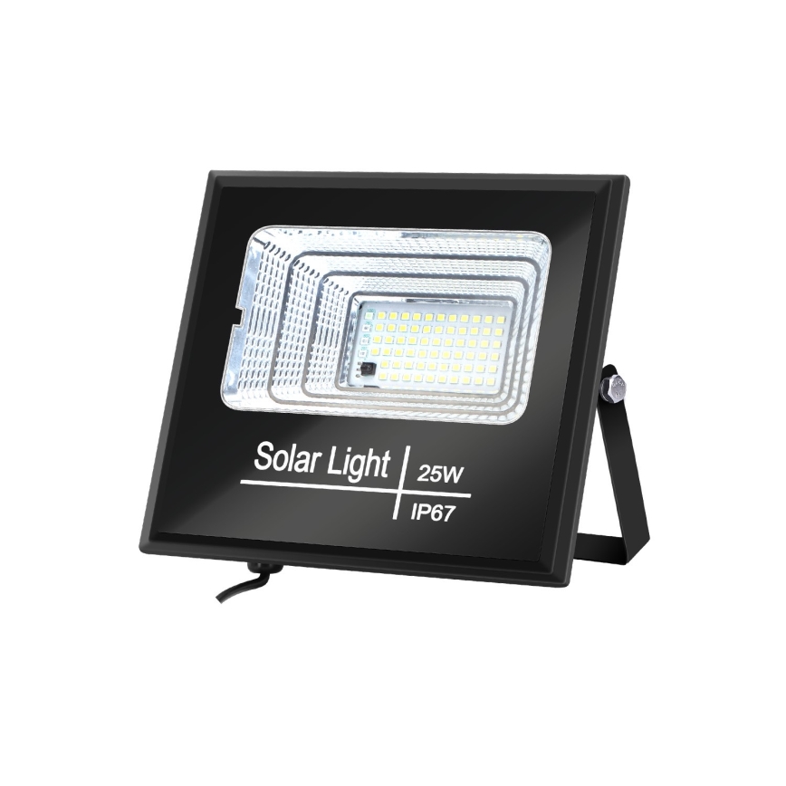 Aigostar - LED Hämardatav päikesepaneeliga prožektor LED/25W/3,2V IP67 5000 mAh + kaugjuhtimispult