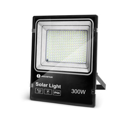 Aigostar - LED Hämardatav päikesepaneeliga prožektor LED/300W/3,2V IP66 + kaugjuhtimispult