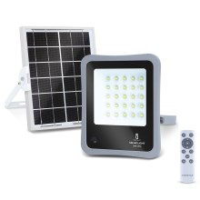 Aigostar - LED Hämardatav päikesepaneeliga prožektor LED/30W/3,2V IP67 + pult