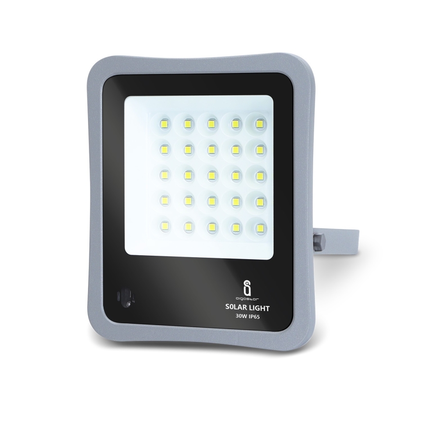 Aigostar - LED Hämardatav päikesepaneeliga prožektor LED/30W/3,2V 20000 mAh IP67 + pult
