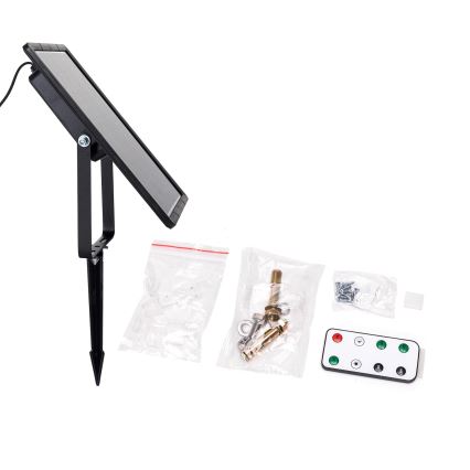 Aigostar - LED Hämardatav päikesepaneeliga riba LED/10W/3,2V 10 m 2700K IP65 + kaugjuhtimispult