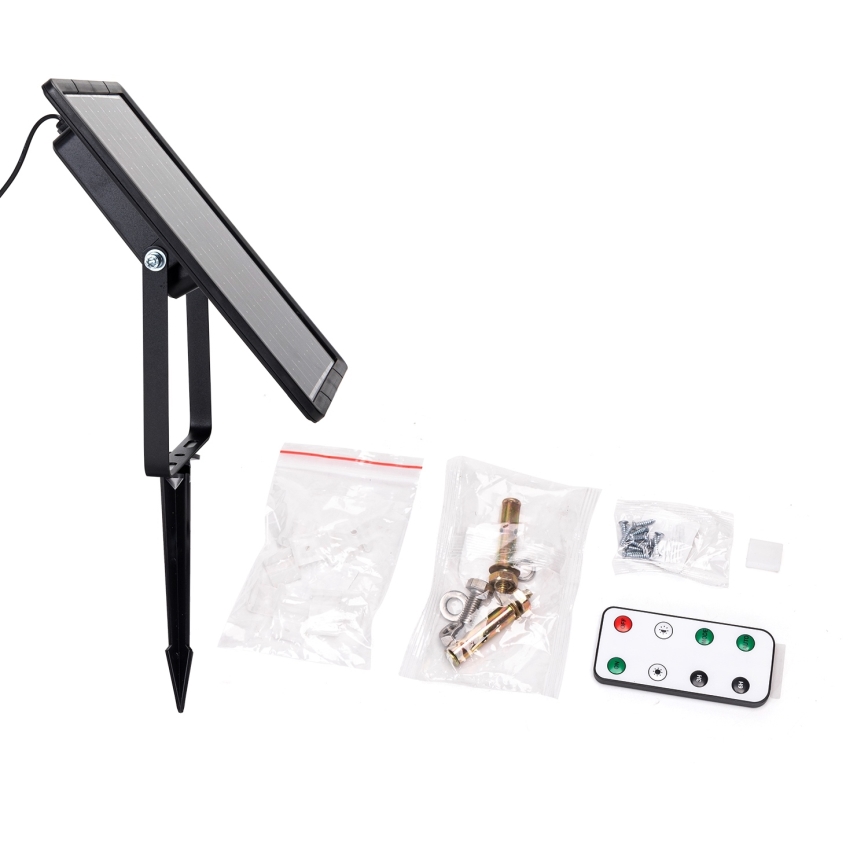Aigostar - LED Hämardatav päikesepaneeliga riba LED/10W/3,2V 10 m 2700K IP65 + kaugjuhtimispult