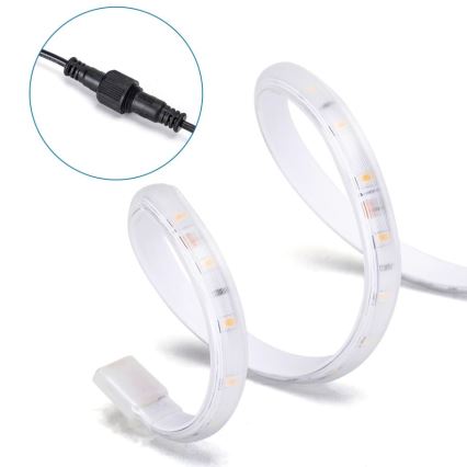 Aigostar - LED Hämardatav päikesepaneeliga valgusriba LED/1,6W/3,2V 3 m 2700K IP65 1800 mAh + kaugjuhtimispult
