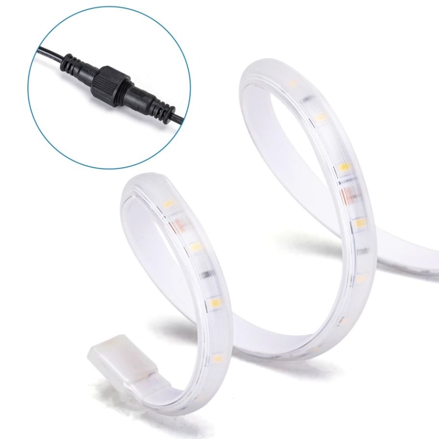 Aigostar - LED Hämardatav päikesepaneeliga valgusriba LED/1,6W/3,2V 3 m 1600 mAh 6500K IP65 + kaugjuhtimispult