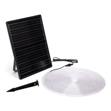 Aigostar - LED Hämardatav päikesepaneeliga valgusriba LED/20W/3,2V 20 m 2700K IP65 + kaugjuhtimispult