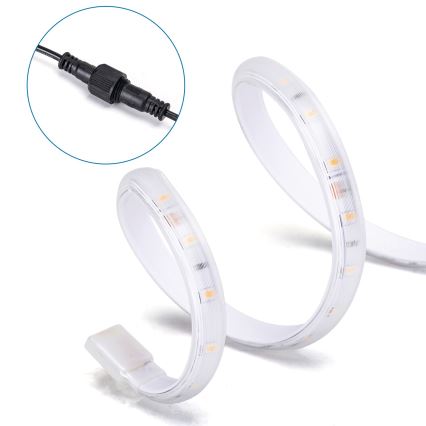 Aigostar - LED Hämardatav päikesepaneeliga valgusriba LED/20W/3,2V 20 m 2700K IP65 + kaugjuhtimispult