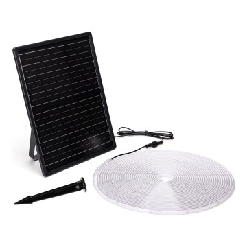 Aigostar - LED Hämardatav päikesepaneeliga valgusriba LED/20W/3,2V 20 m 6500K IP65 + kaugjuhtimispult