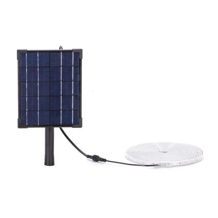 Aigostar - LED Hämardatav päikesepaneeliga valgusriba LED/5W/3,2V 5 m 6500K IP65 4000 mAh + kaugjuhtimispult