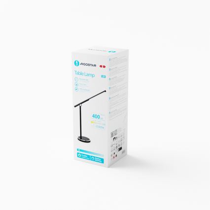 Aigostar - LED Hämardatav puutetundlik laualamp LED/8W/230V 3000-6000K must