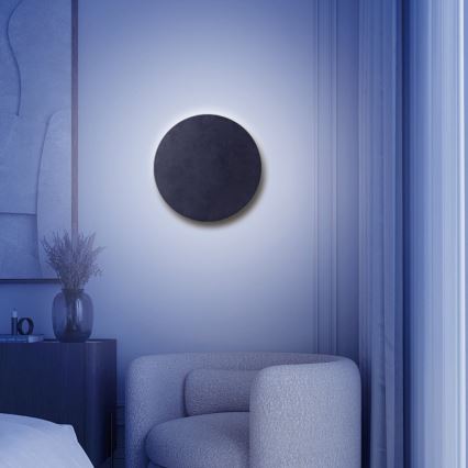 Aigostar - LED Hämardatav seinavalgusti MESH Nutikas LED/12W/230V 2700-6500K must