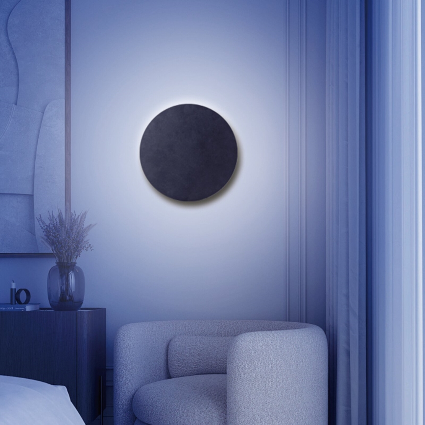 Aigostar - LED Hämardatav seinavalgusti MESH Nutikas LED/12W/230V 2700-6500K must