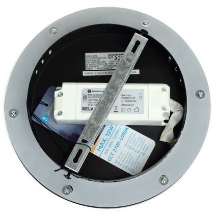 Aigostar - LED Hämardatav seinavalgusti MESH Nutikas LED/12W/230V 2700-6500K must
