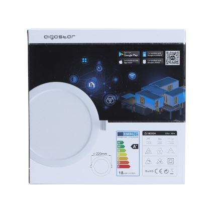 Aigostar - LED Hämardatav süvistatav valgusti 18W/230V d. 22 cm Wi-Fi