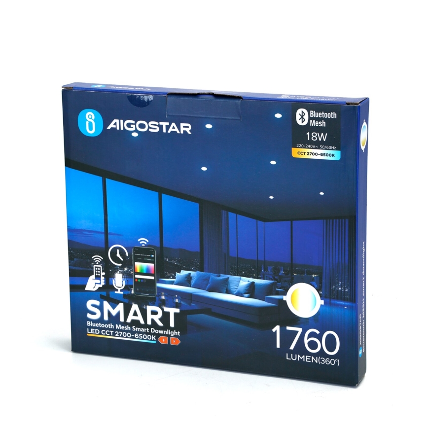 Aigostar - LED Hämardatav süvistatav valgusti MESH LED/18W/230V 2700-6500K d. 23 cm