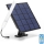 Aigostar - LED Hämardatav toru koos päikesepaneeliga LED/3,2V 3000K/4000K/6500K IP65 5000 mAh + kaugjuhtimispult