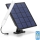 Aigostar - LED Hämardatav toru koos päikesepaneeliga LED/3,2V 3000K/4000K/6500K IP65 + kaugjuhtimispult