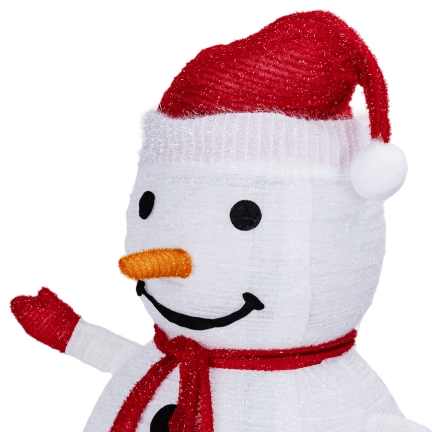 Aigostar - LED väline jõulukaunistus 50xLED/3xAA 0,7m IP44 lumememm + kaugjuhtimispult