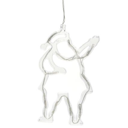 Aigostar - LED jõulukaunistus 10xLED/3xAAA Jõuluvana 20 cm