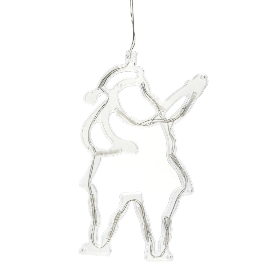 Aigostar - LED jõulukaunistus 10xLED/3xAAA Jõuluvana 20 cm