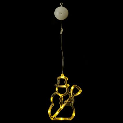 Aigostar - LED jõulukaunistus 10xLED/3xAAA lumememm 20,5 cm