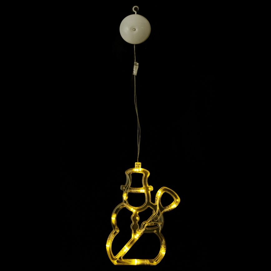 Aigostar - LED jõulukaunistus 10xLED/3xAAA lumememm 20,5 cm