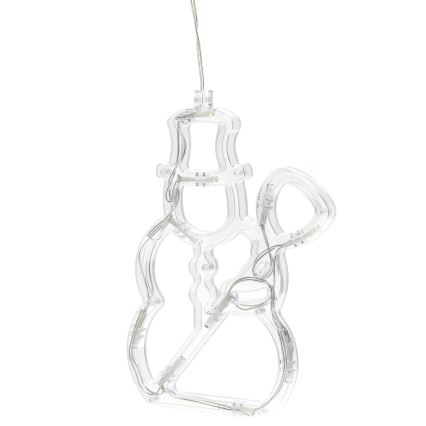 Aigostar - LED jõulukaunistus 10xLED/3xAAA lumememm 20,5 cm