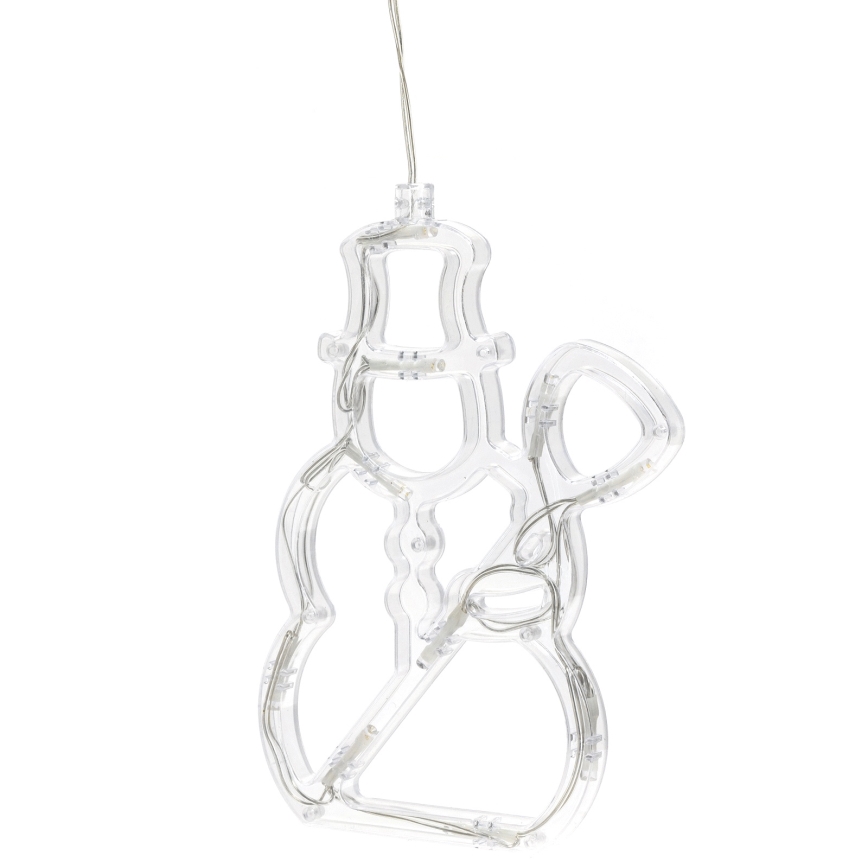 Aigostar - LED jõulukaunistus 10xLED/3xAAA lumememm 20,5 cm