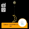 Aigostar - LED Jõulukaunistus LED/3xAAA kuu 18,5cm